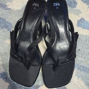 Zara Elegant Black Women's Sandals